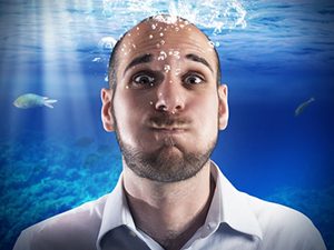 Underwater Breath Holding Photo Telegraph